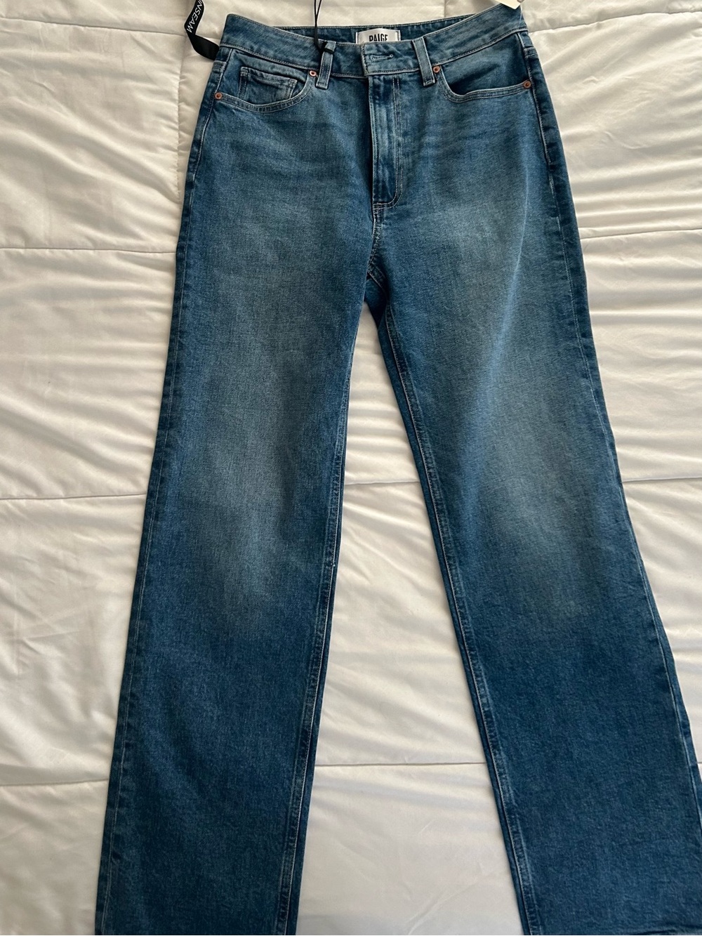 PAIGE Stevie High Rise Straight Jeans - Picture 5 of 7